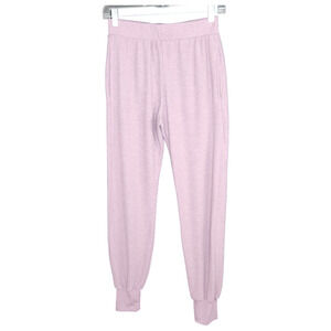 Project Social T Womens XS Dusty Lavender Lounge Jogger Pants Elastic Waist NWT